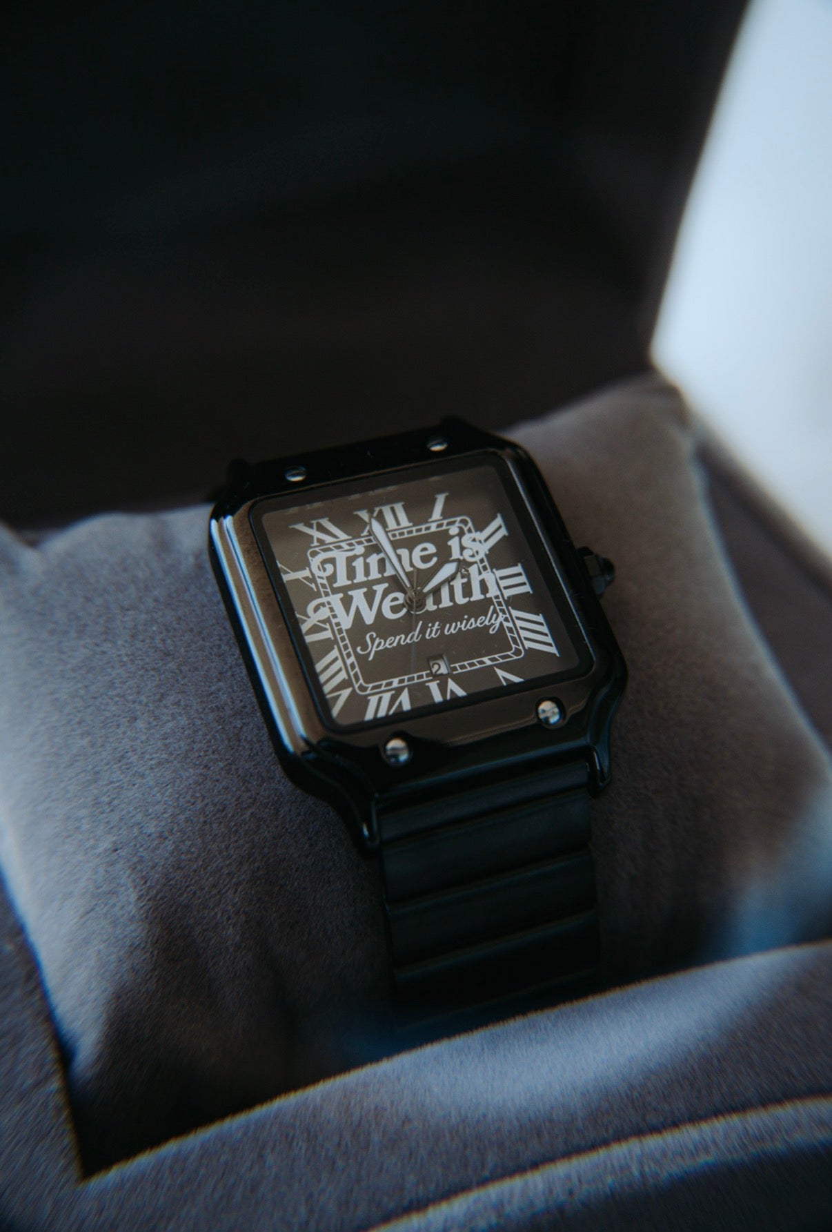 TIME IS WEALTH Santos (.316 Stainless Steel)
