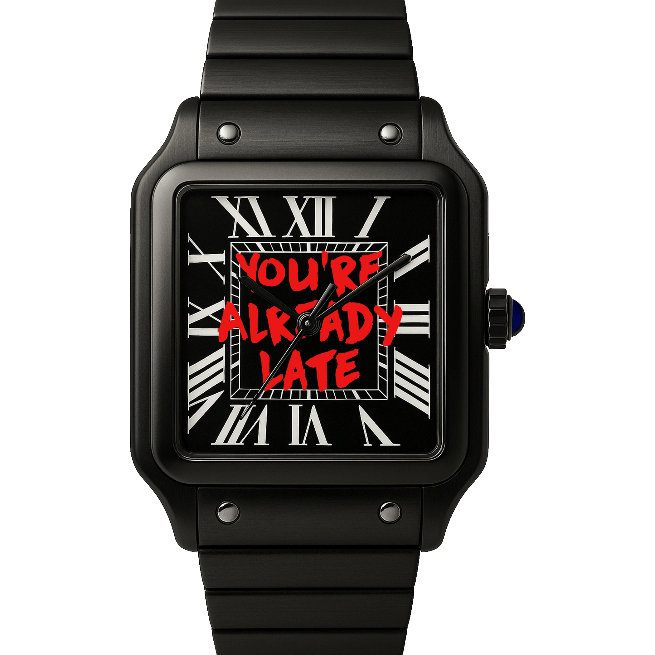 MIDNIGHT YOU'RE ALREADY LATE Santos (.316 Stainless Steel)
