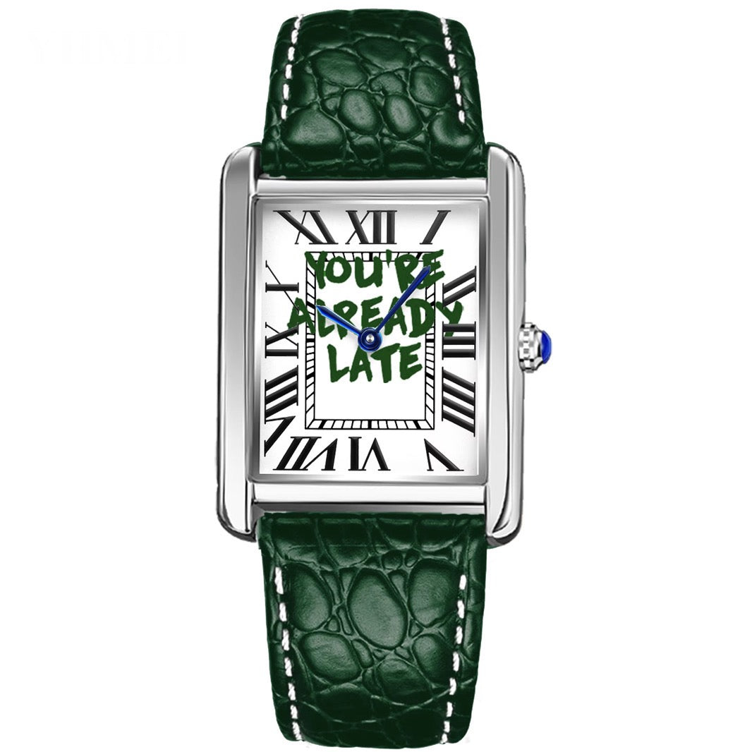 YOU'RE ALREADY LATE Crocodile Tank